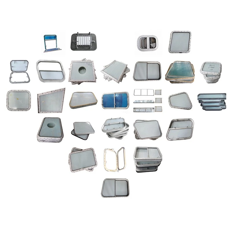 Different types of aluminum marine windows