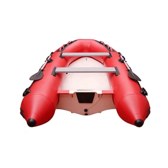 Bote inflable de fondo de fibra de vidrio